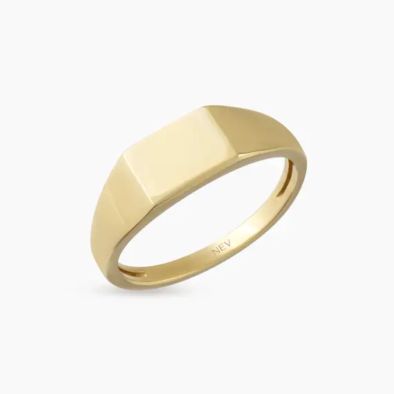 Solus Yellow Gold Ring - 4