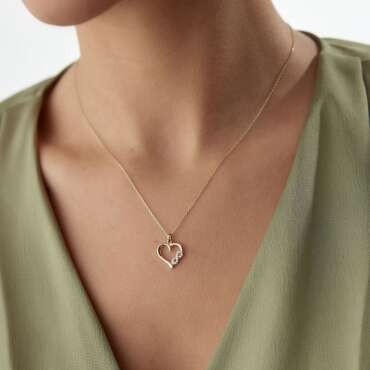 Sonsuz Kalp Kolye - NEV JEWELLERY