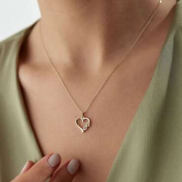 Sonsuz Kalp Kolye - NEV JEWELLERY (1)