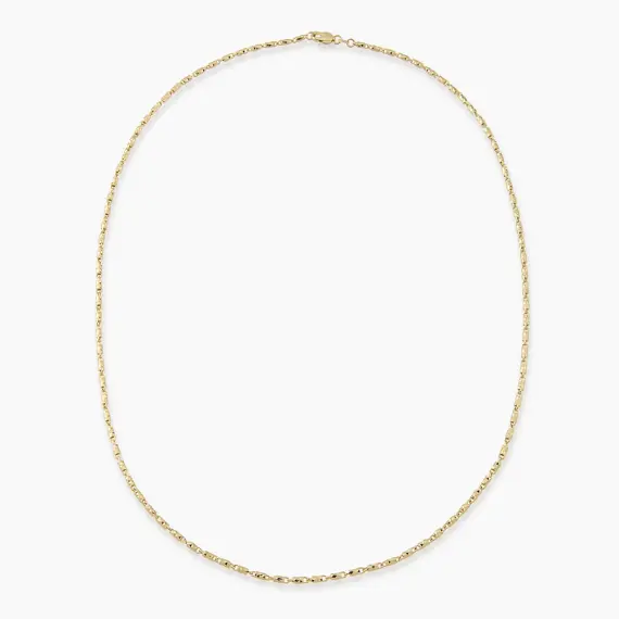 Spark Yellow Gold Italian Necklace - 1
