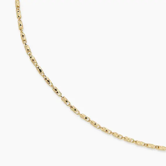 Spark Yellow Gold Italian Necklace - 2