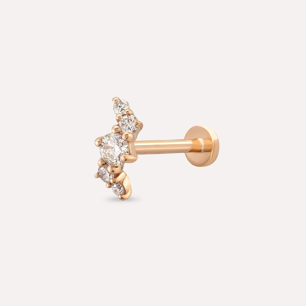 Spes Diamond Rose Gold Piercing - 1