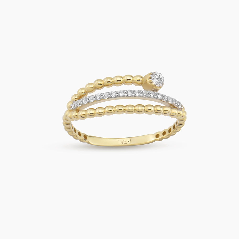 Stellar Yellow Gold Ring - 1