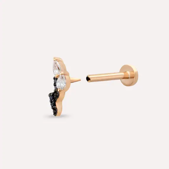 Storm Black Diamond Rose Gold Piercing - 5