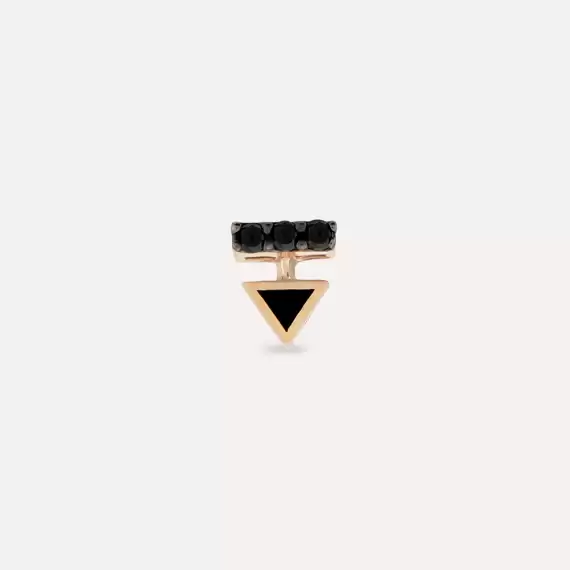 Sun Black Diamond Rose Gold Piercing - 4