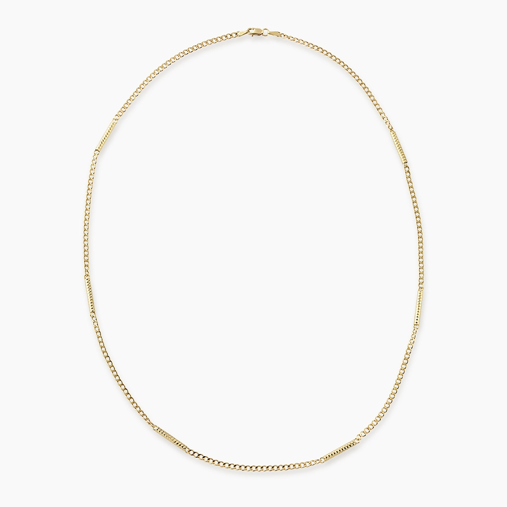 Svelt Yellow Gold Italian Necklace - 1