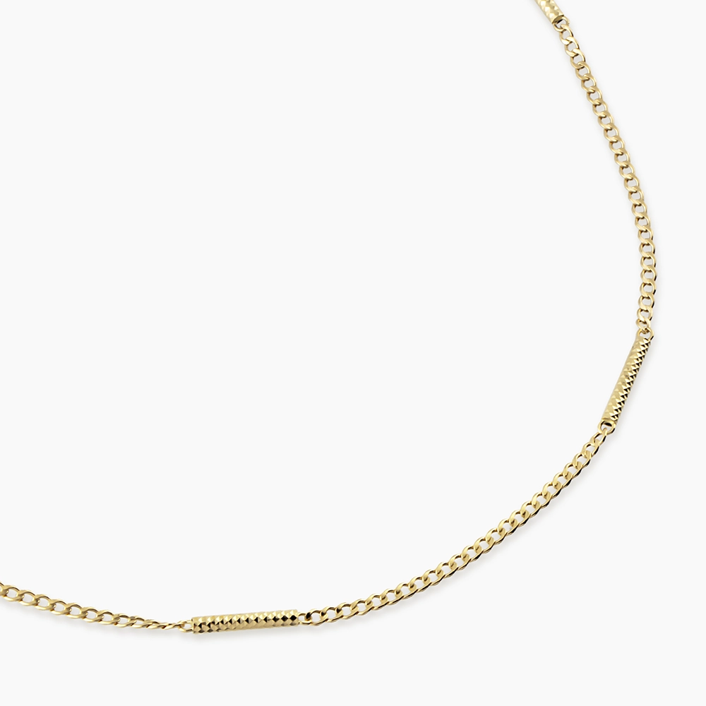Svelt Yellow Gold Italian Necklace - 4