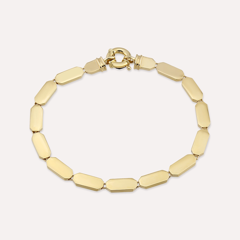 Tara Sarı Altın Bileklik - Nev Jewellery (1)