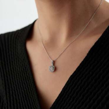 Taşlı Tasarım Kolye - NEV JEWELLERY (1)