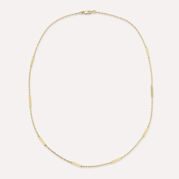 Teine Sarı Altın Kolye Zinciri - Nev Jewellery