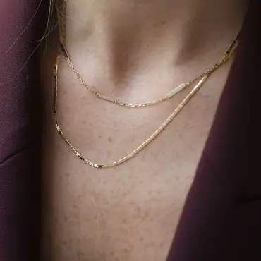 Teine Yellow Gold Chain - Nev Jewellery (1)