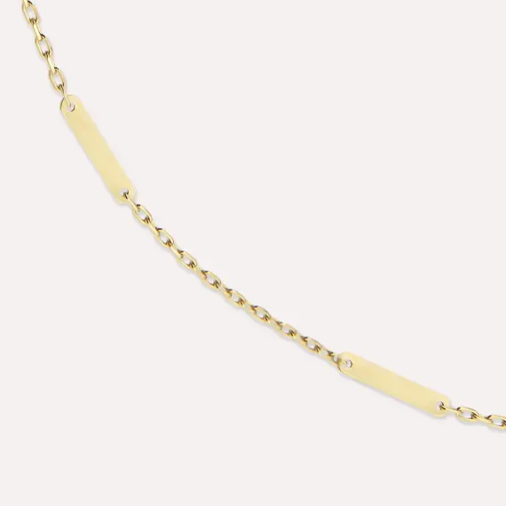 Teine Yellow Gold Chain - 3