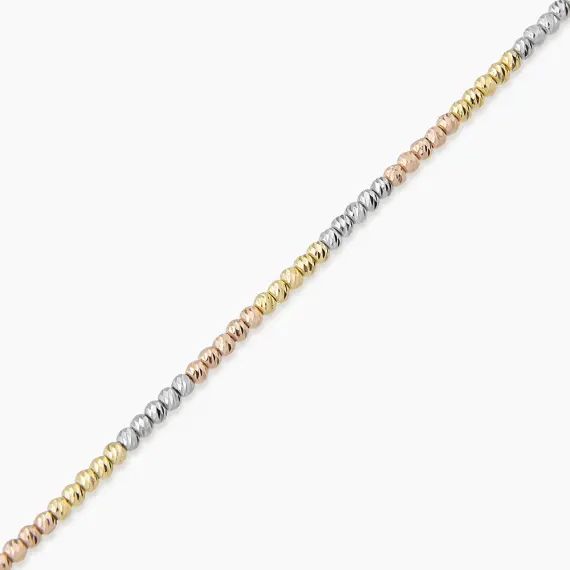 Three Color Dorica Gold Bracelet - 4