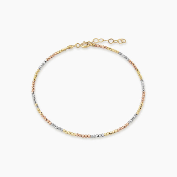 Three Color Dorica Gold Bracelet - Nev Jewellery