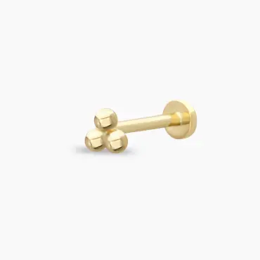 Tohum Sarı Altın Piercing - Nev Jewellery (1)