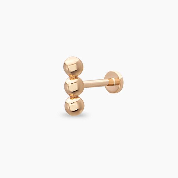 Toptop Rose Gold Piercing - Nev Jewellery