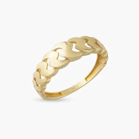 Unio Yellow Gold Ring - 4