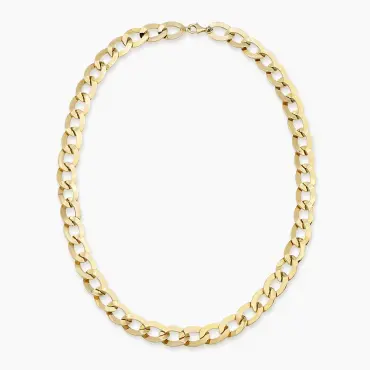 Unity Yellow Gold Italian Necklace - Nev Jewellery (1)