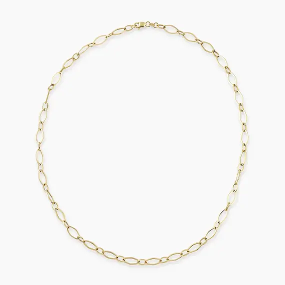 Vena Yellow Gold Italian Necklace - 1