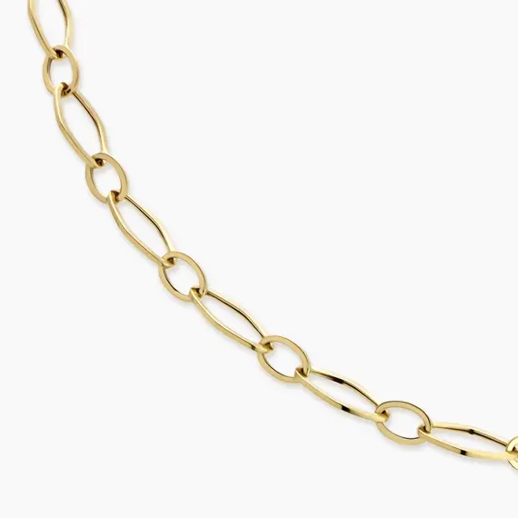 Vena Yellow Gold Italian Necklace - 4