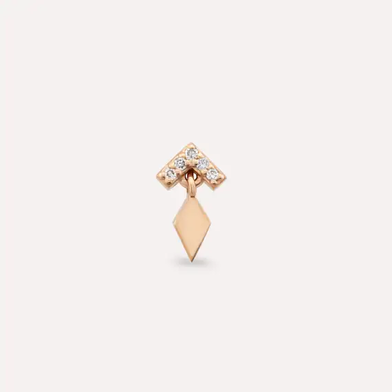 Vina Diamond Rose Gold Piercing - 3