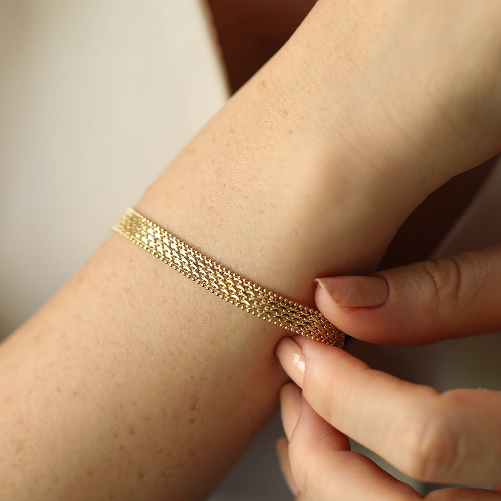 Vinea Yellow Gold Italian Bracelet - 1