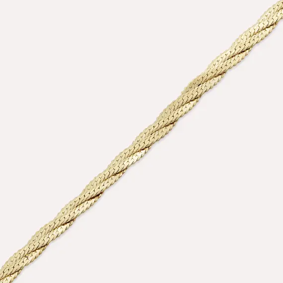 Weft Yellow Gold Bracelet - 1