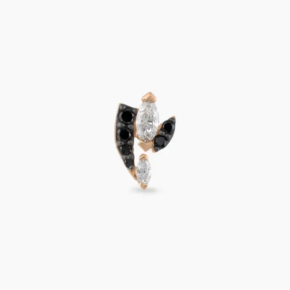 Wendy Black Diamond Rose Gold Piercing - 3