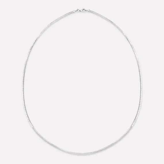 Yellow and White Gold Double-Sided Necklace - 3