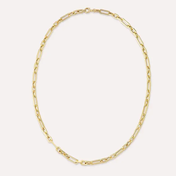 Whorl Yellow Gold Necklace - 1