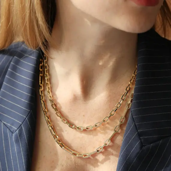 Whorl Yellow Gold Necklace - 4