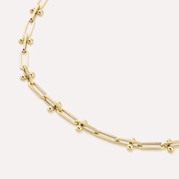 Wick Yellow Gold Necklace - 3