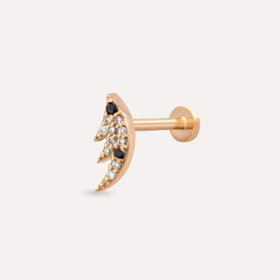 Wing Diamond Rose Gold Piercing - 1