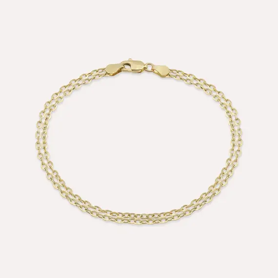 Woozy Yellow Gold Bracelet - 1