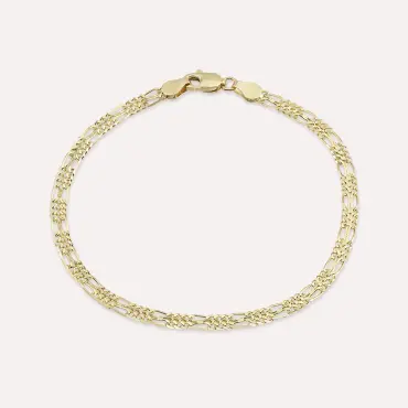 Wulf Sarı Altın Bileklik - Nev Jewellery (1)