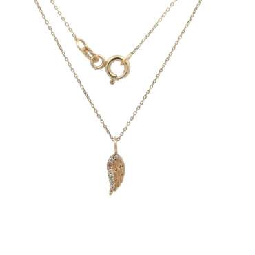 Yaprak Taşlı Kolye - NEV JEWELLERY