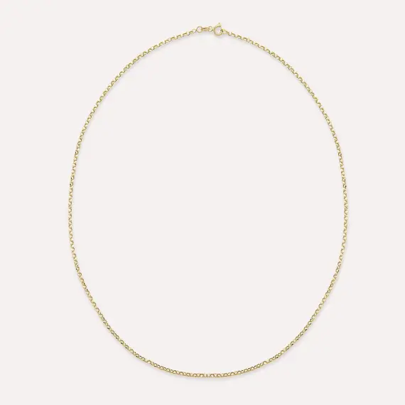 Yellow Gold Chain Necklace - 1