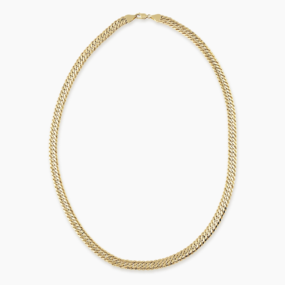 Yellow Gold Italian Gourmet Necklace - 1
