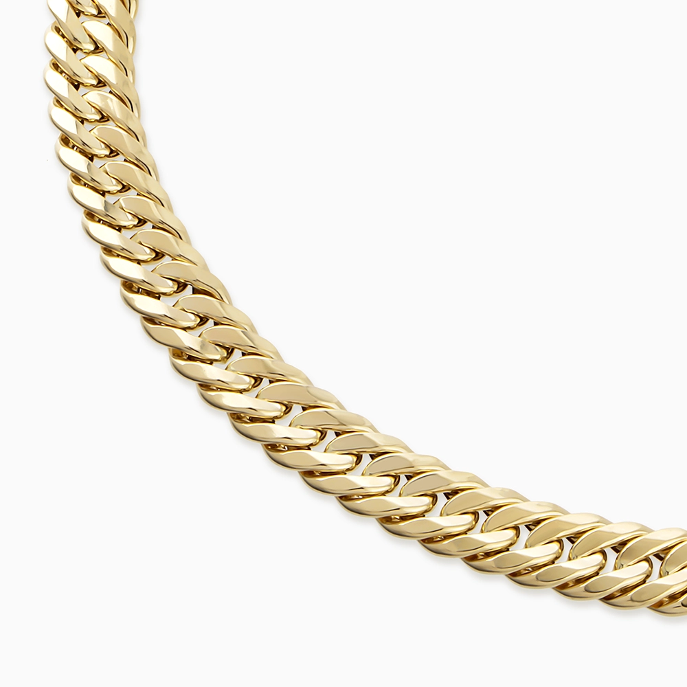 Yellow Gold Italian Gourmet Necklace - 4
