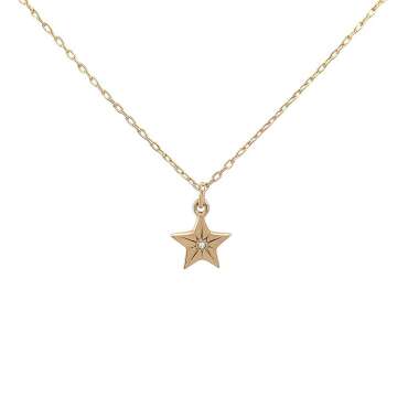 Yıldız Minimal Taşlı Kolye - NEV JEWELLERY
