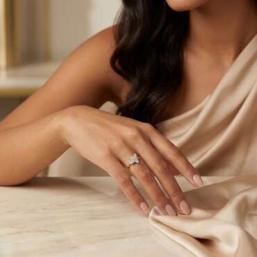 Yıldız Tasarım Taşlı Yüzük - NEV JEWELLERY