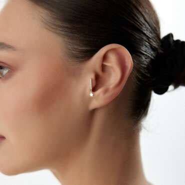 Yıldız Taşlı Piercing - NEV JEWELLERY