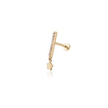 Yıldız Taşlı Piercing - NEV JEWELLERY (1)
