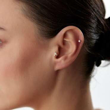 Yıldız Taşlı Piercing - NEV JEWELLERY